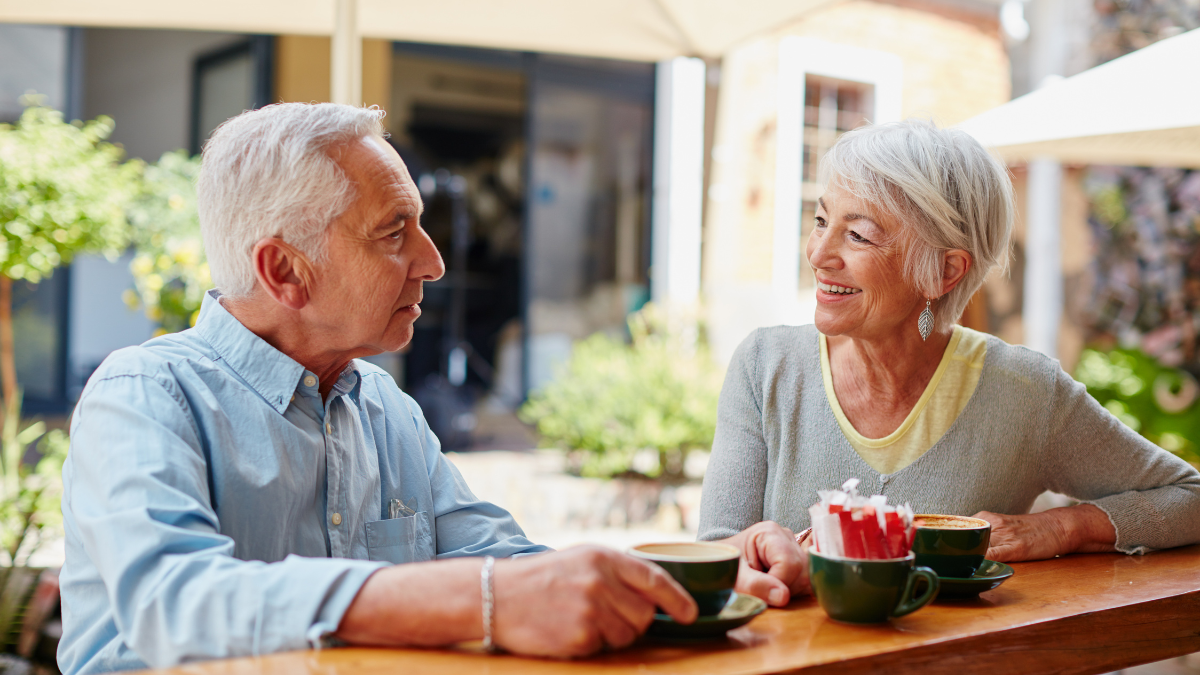 couple having coffee