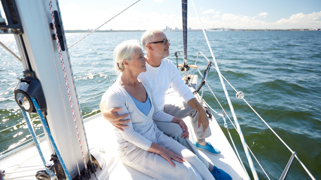 couple on boat