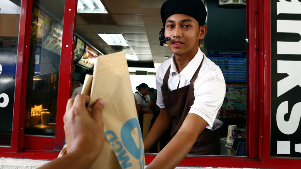 drive thru worker