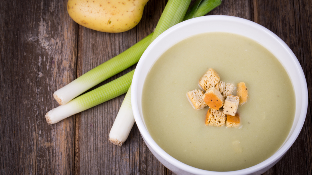 potato and leepk soup 