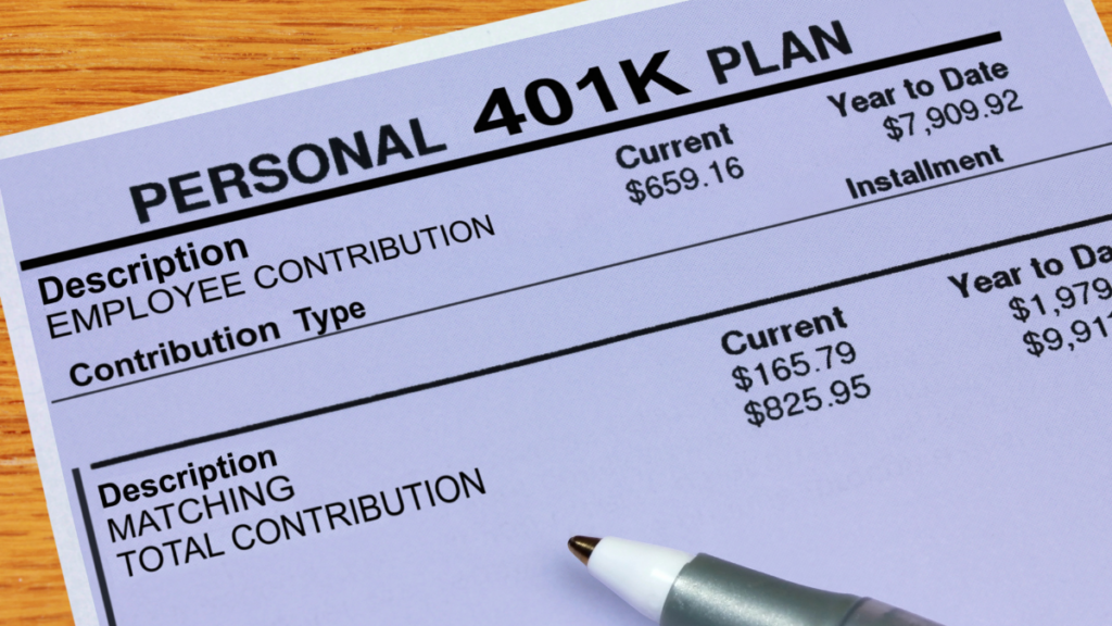 Retirement 401K Finance