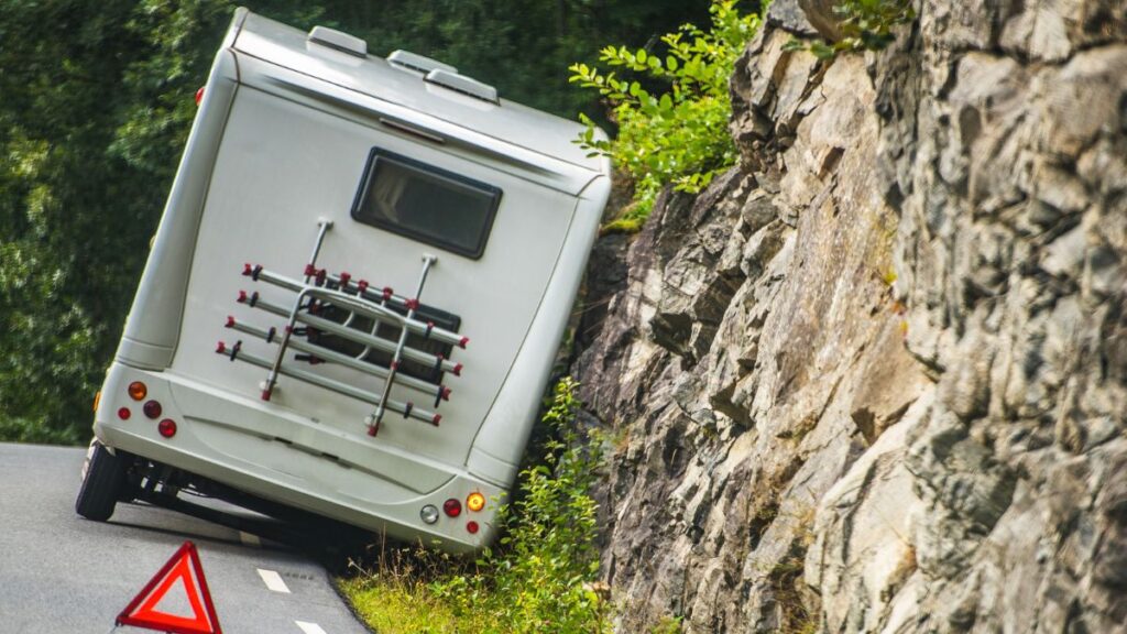 Tipped over rv