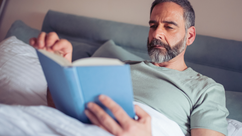 man reading