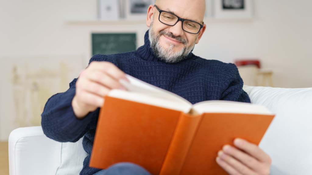 person reading