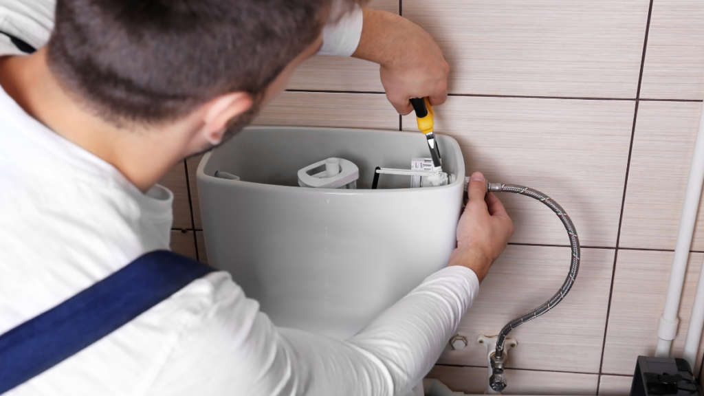 toilet fix plumber