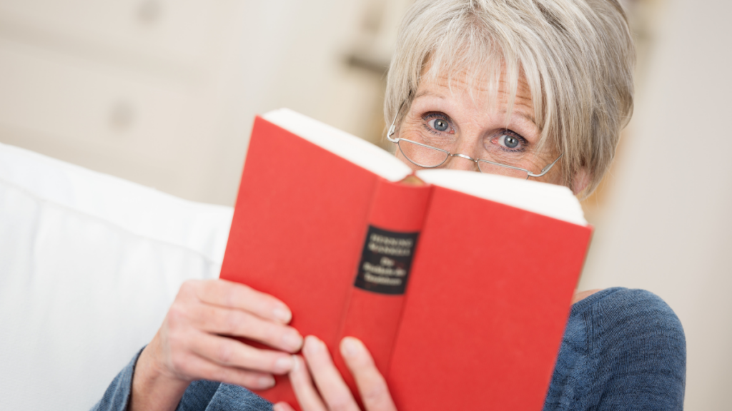 woman reading