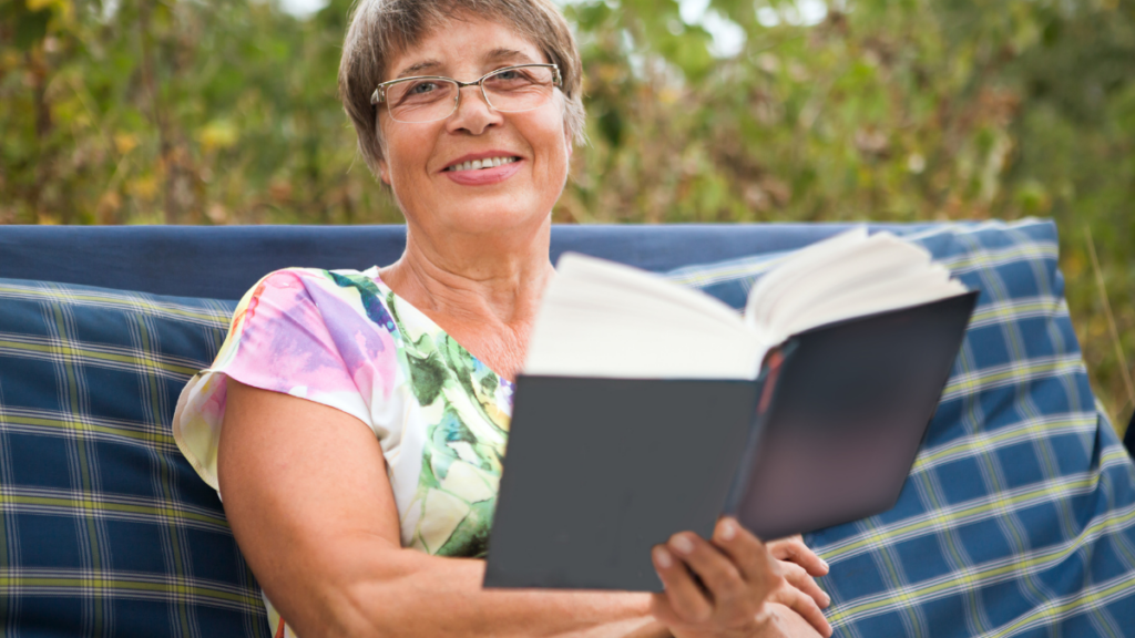 woman reading