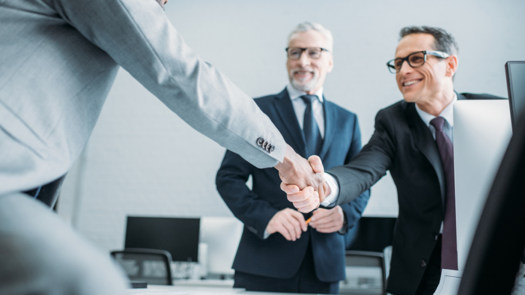 Business Men Shaking Hands