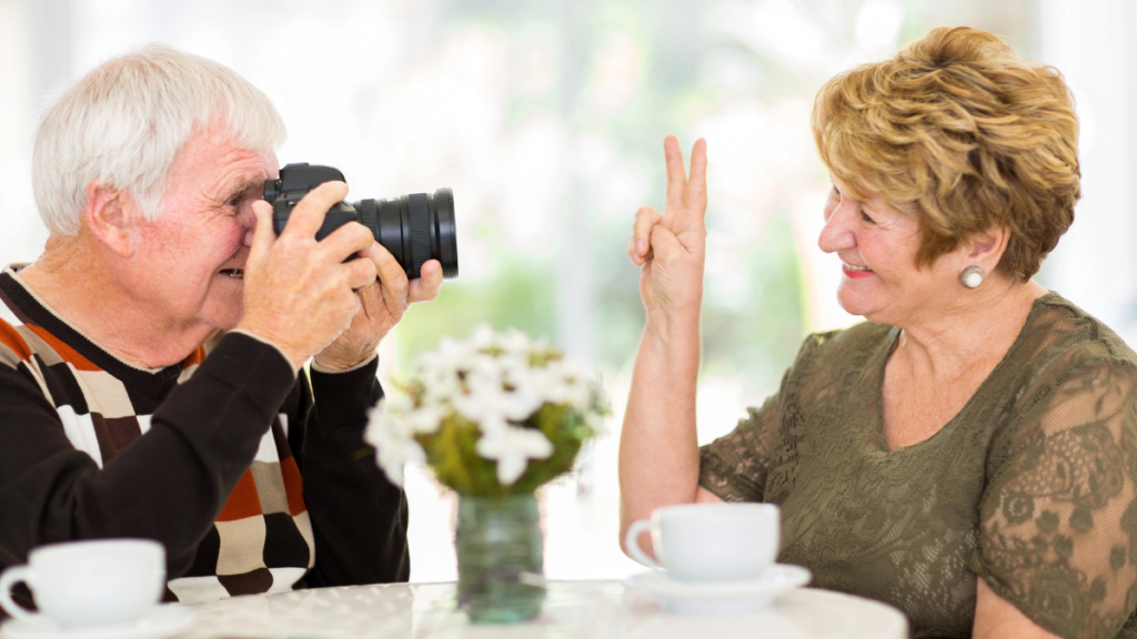 Camera Photography Couple Elderly