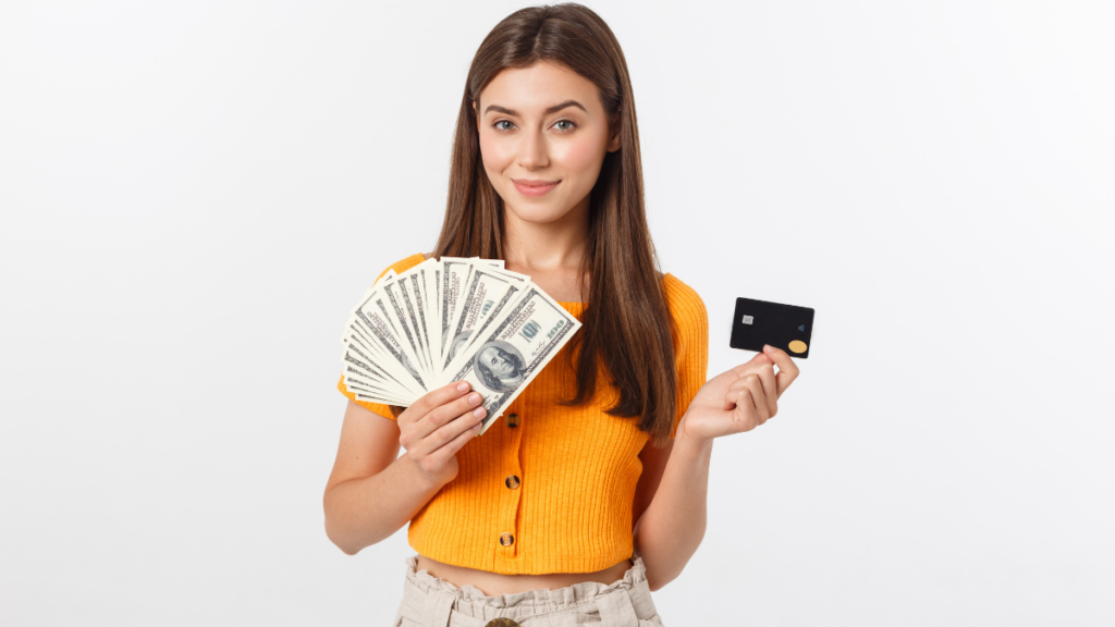 Cash Credit Card Woman