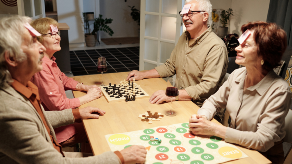 Elderly Game Night