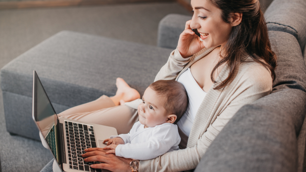 Mom Baby Phone Computer