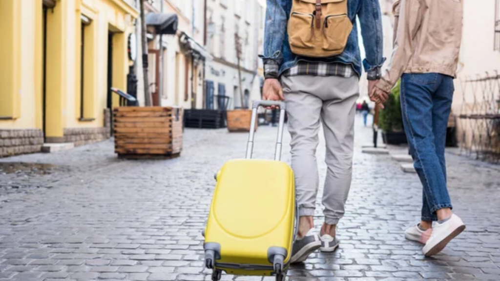 Travel Couple Suitcase