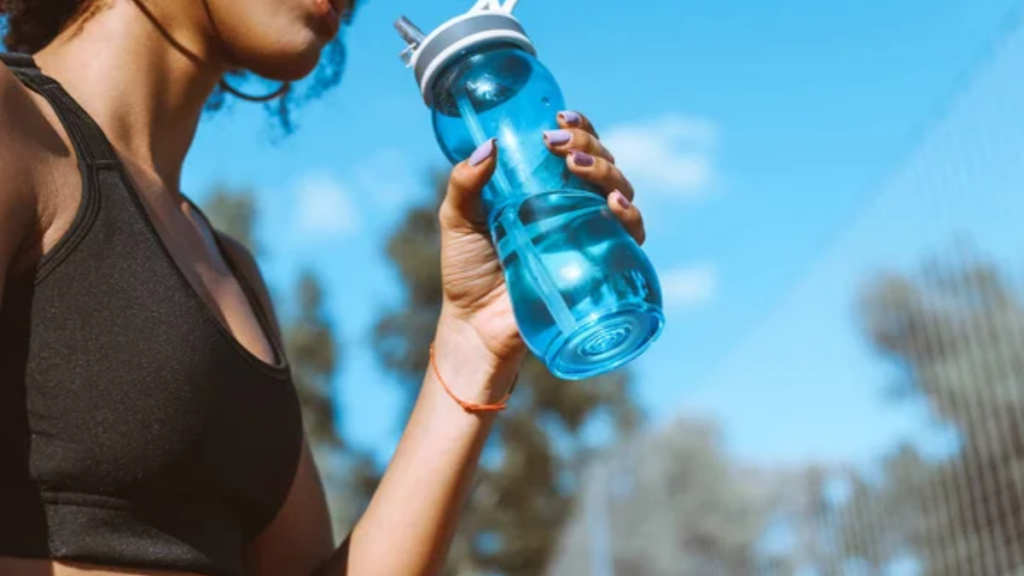 Water Bottle Woman Exercise