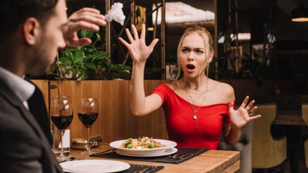 Woman Angry Date