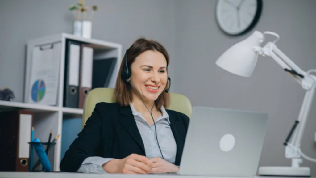 Woman Computer Work