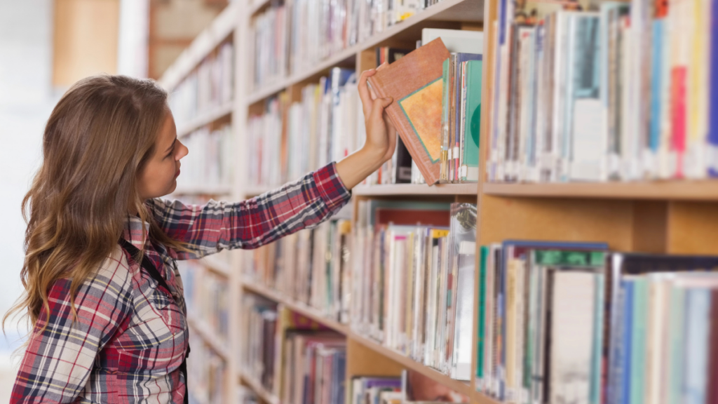 Woman Library