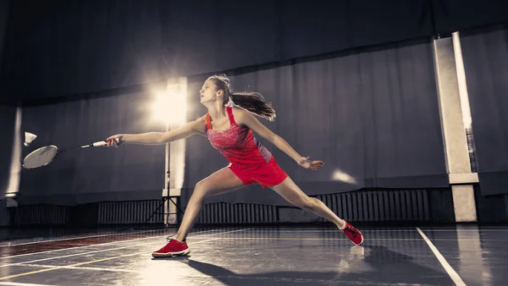 Woman Playing Tennis