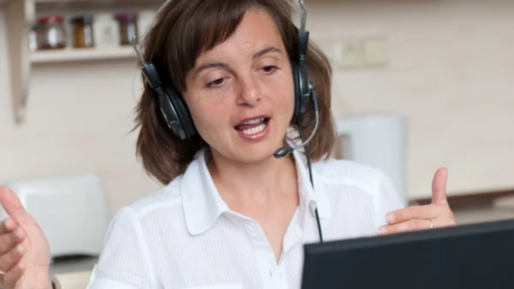 Work Home Computer Woman