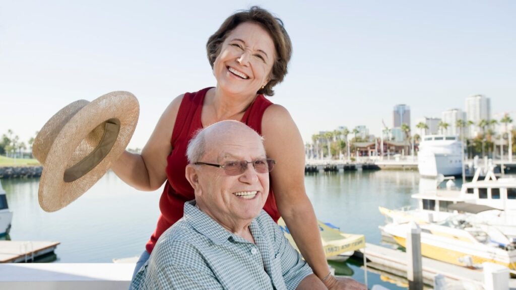 happy boomer couple