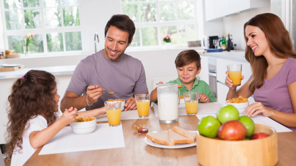 Family Eat Food