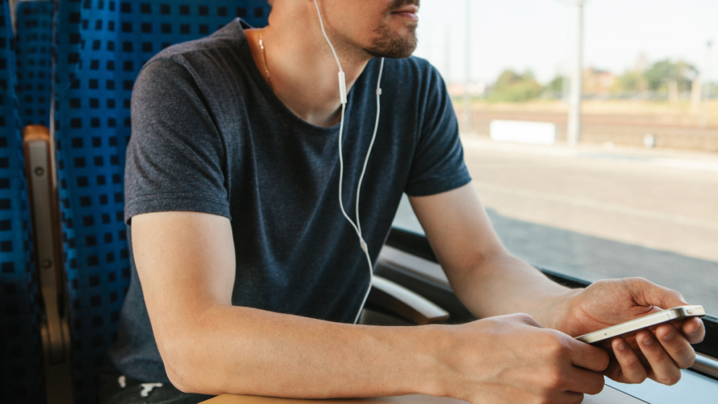 Headphones Train Travel