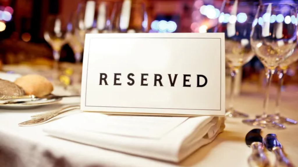 Reserved Exclusive Event