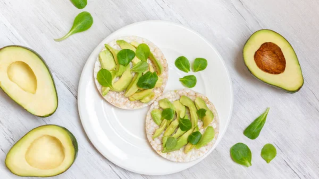 Rice Cakes Avocado