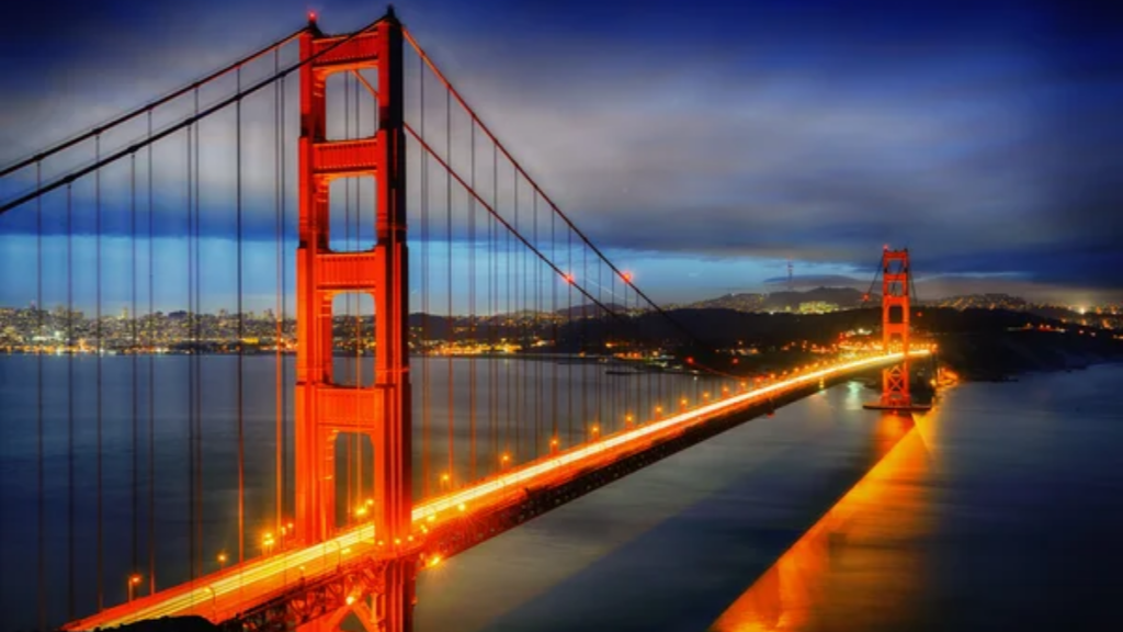 The Golden Gate Bridge San Fran California