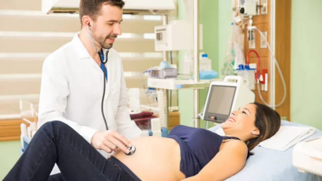 Woman Doctor Pregnant