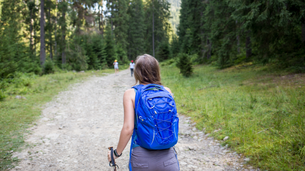 Woman Hiking