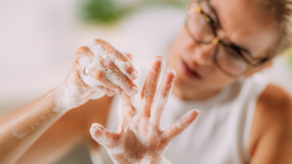 Woman Wash Hands OCD