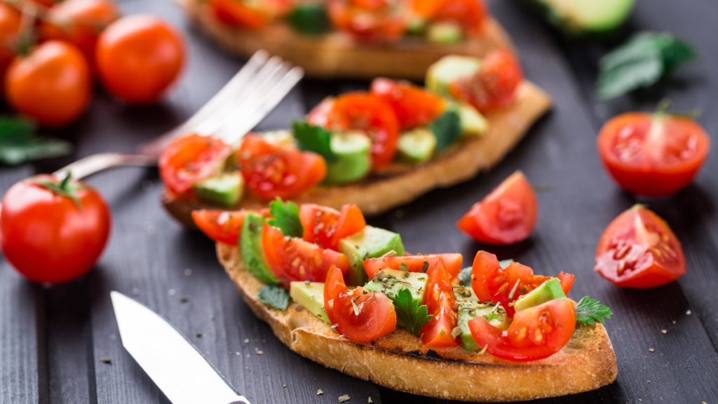 bruschetta avocado toast