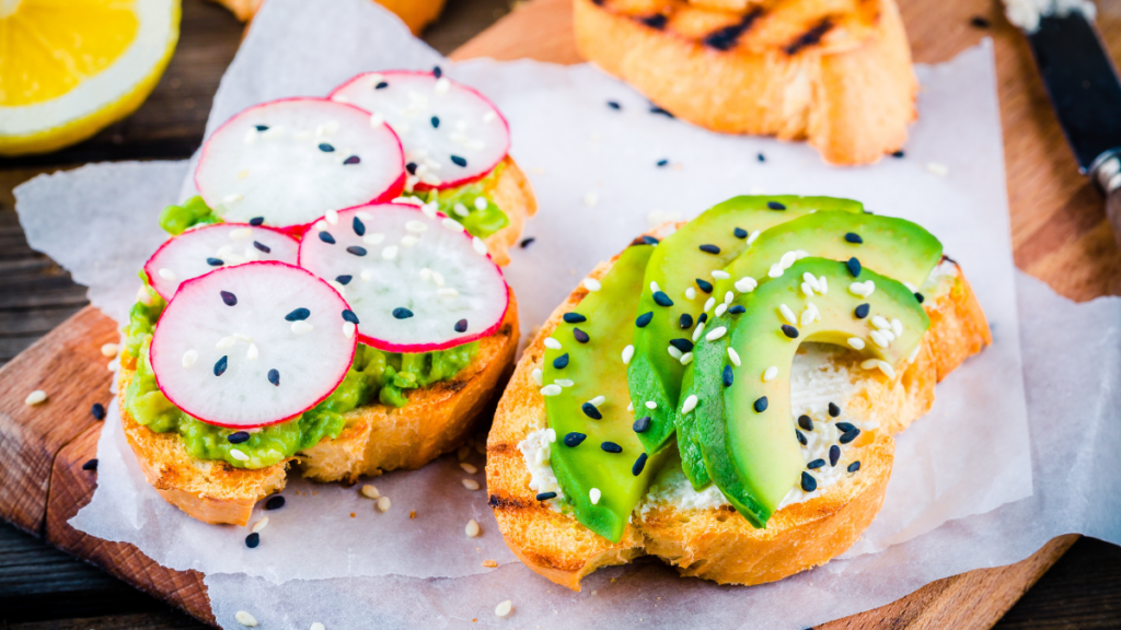 everything bagel toast