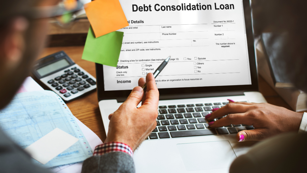 Debt Consolidation Finances Money