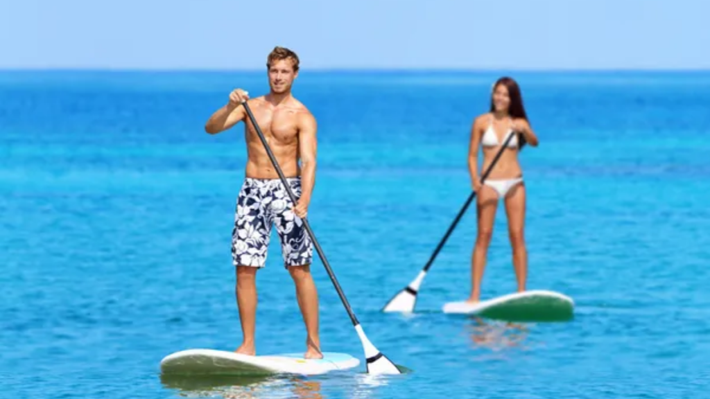 Exercise Paddle Boarding