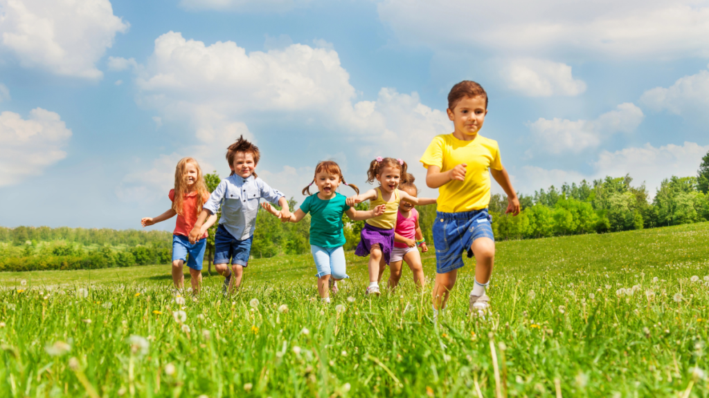 Kids Playing Outside